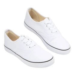 Chaussure en toile blanche